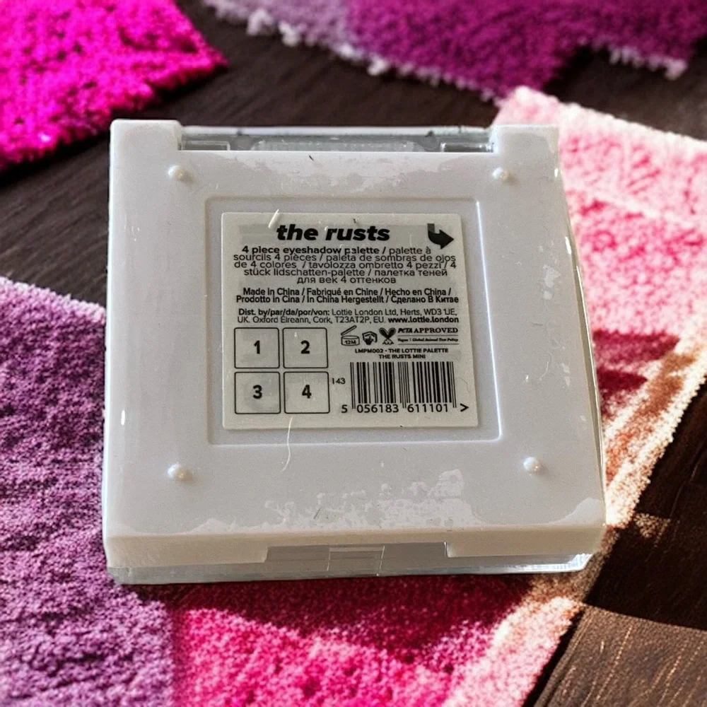 💎 LOTTIE LONDON The Rusts Eyeshadow Quad